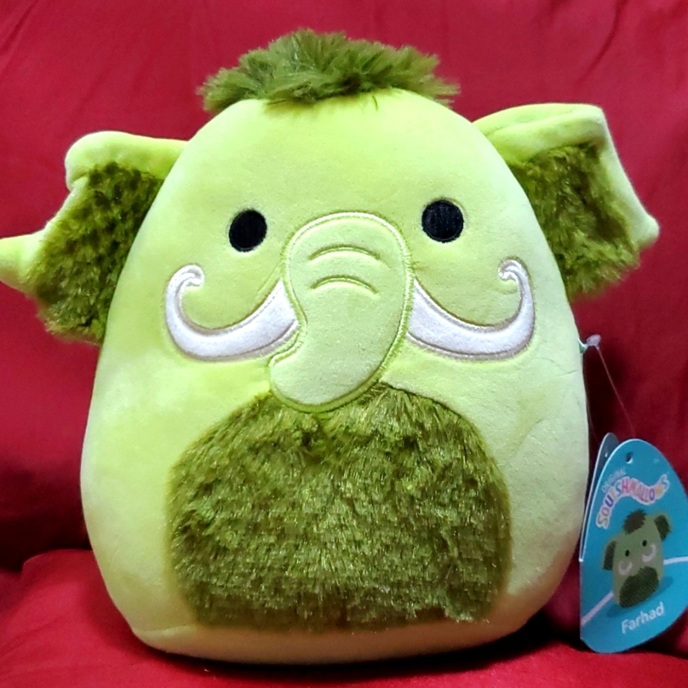 Squishmallow NWT elephant Farhad 8"